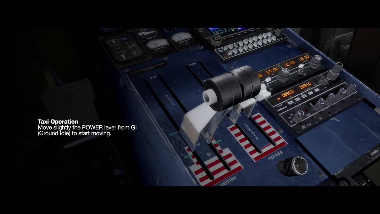 CARENADO DO228 TPE-331 ENGINE OPERATION TUTORIAL