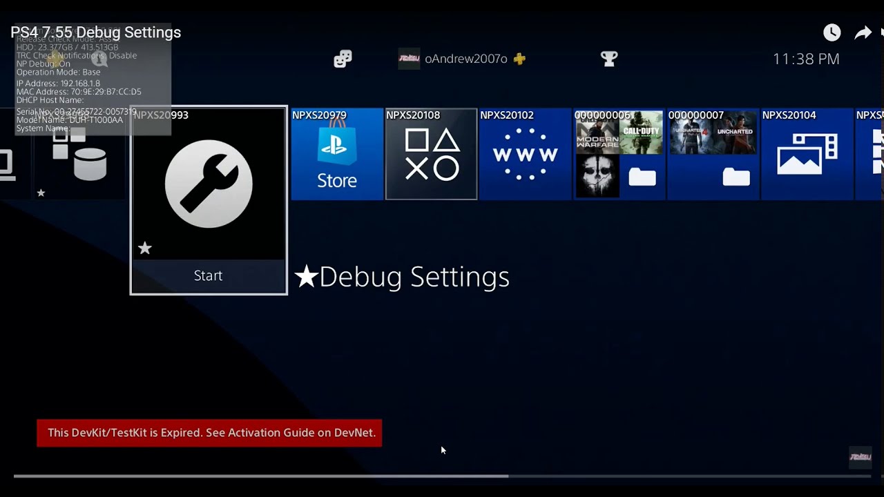 Playstation 4 Testkit Users Only | How To Get PS4 Update 7.55 For Your Testkit