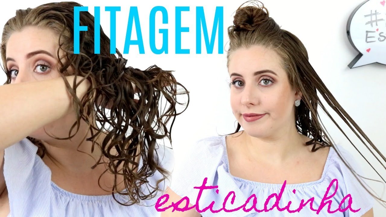 TESTEI A FITAGEM ESTICADINHA! DEU CERTO NO CABELO ONDULADO / CACHEADO?