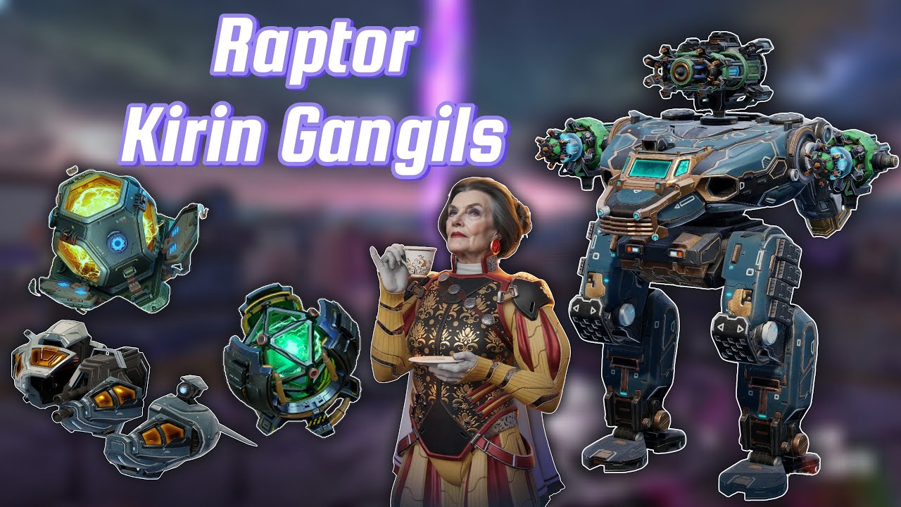 Raptor w/ Kirin Gangils / One of The Best FTP Tank builds! / 1M HP / Aopo | War Robots