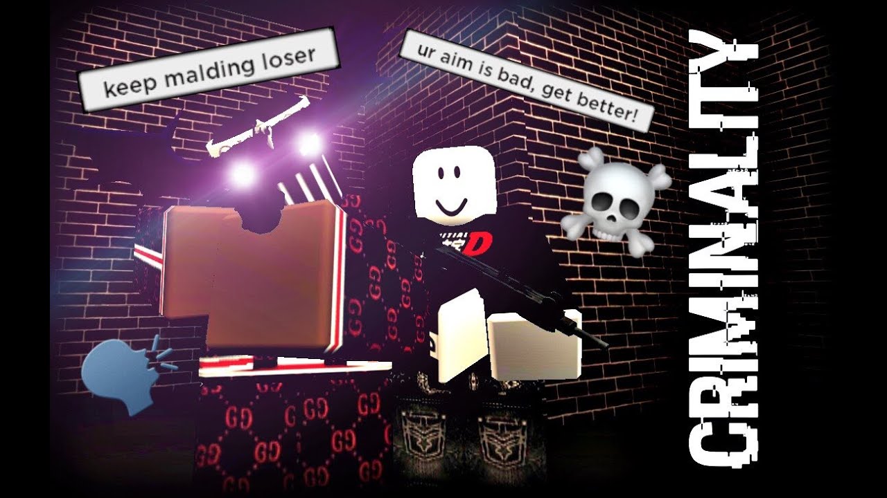 Fighting the most toxic kids in crim l Roblox Criminality