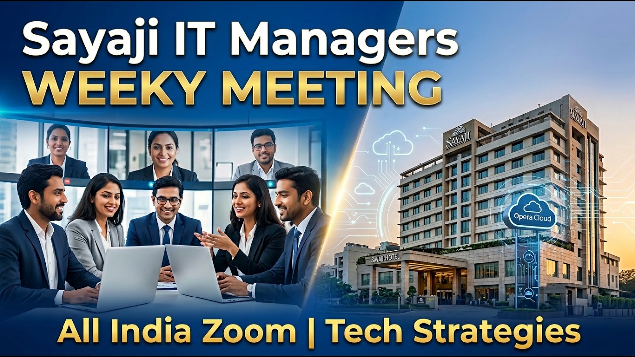 IT Managers Weekly Zoom Meeting | Technology Discussion with All India IT Team | Hotel IT