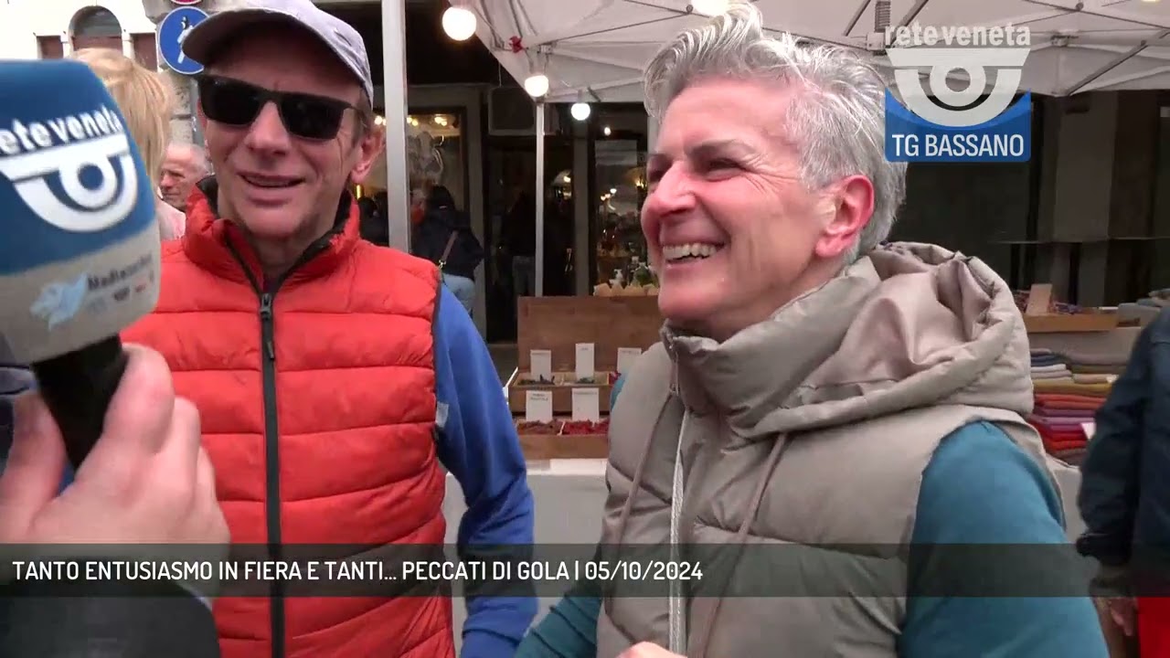 TANTO ENTUSIASMO IN FIERA E TANTI... PECCATI DI GOLA | 05/10/2024
