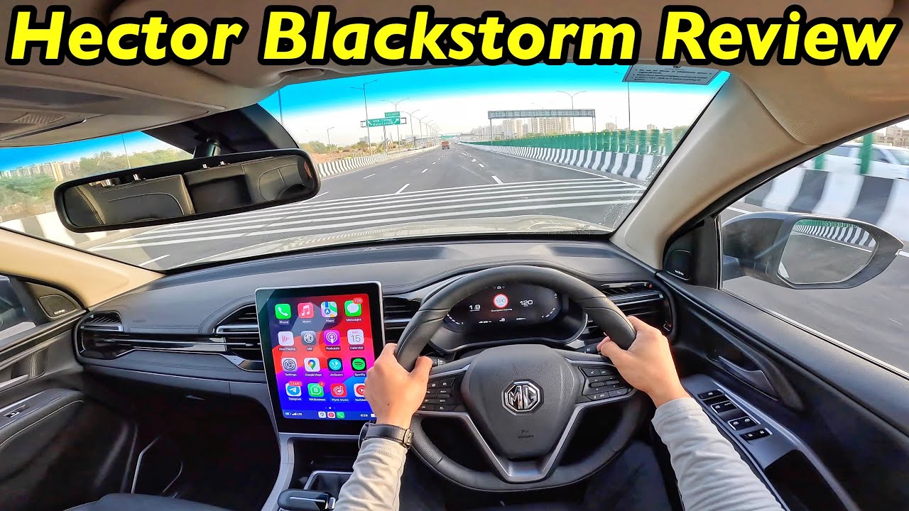 New MG Hector BlackStorm Drive Review @Aayushssm