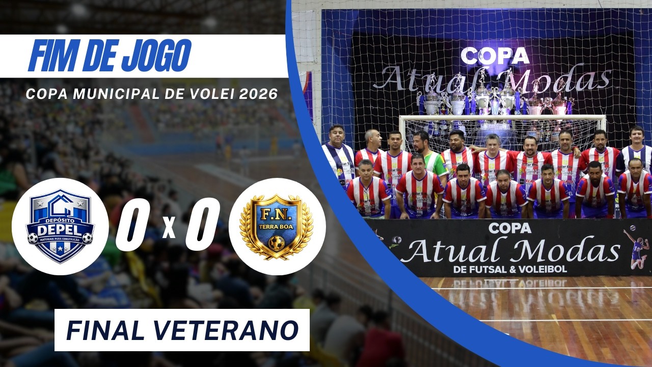 DEPOSITO DEPEL 0X0 AMIGOS DO NONATO | FINAL 1º JOGO | COPA MUNICIPAL DE TERRA BOA 2026