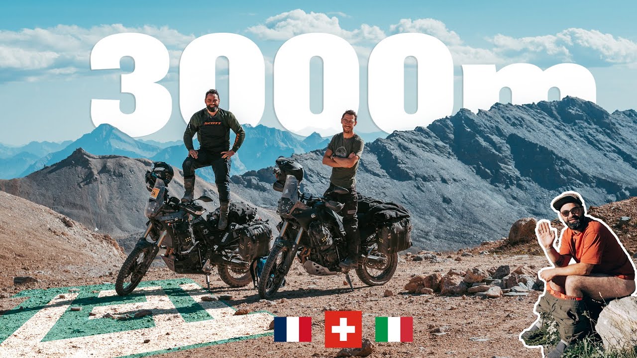 Epic Tenere 700 adventure Roadtrip | 1500km on TET in the Alps 🇫🇷🇨🇭🇮🇹