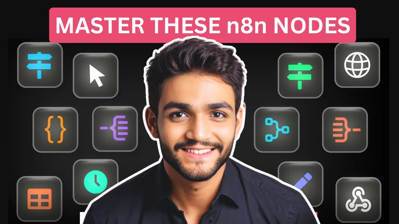 Освойте 95% n8n, изучив всего 23 узла | Учебное пособие по n8n