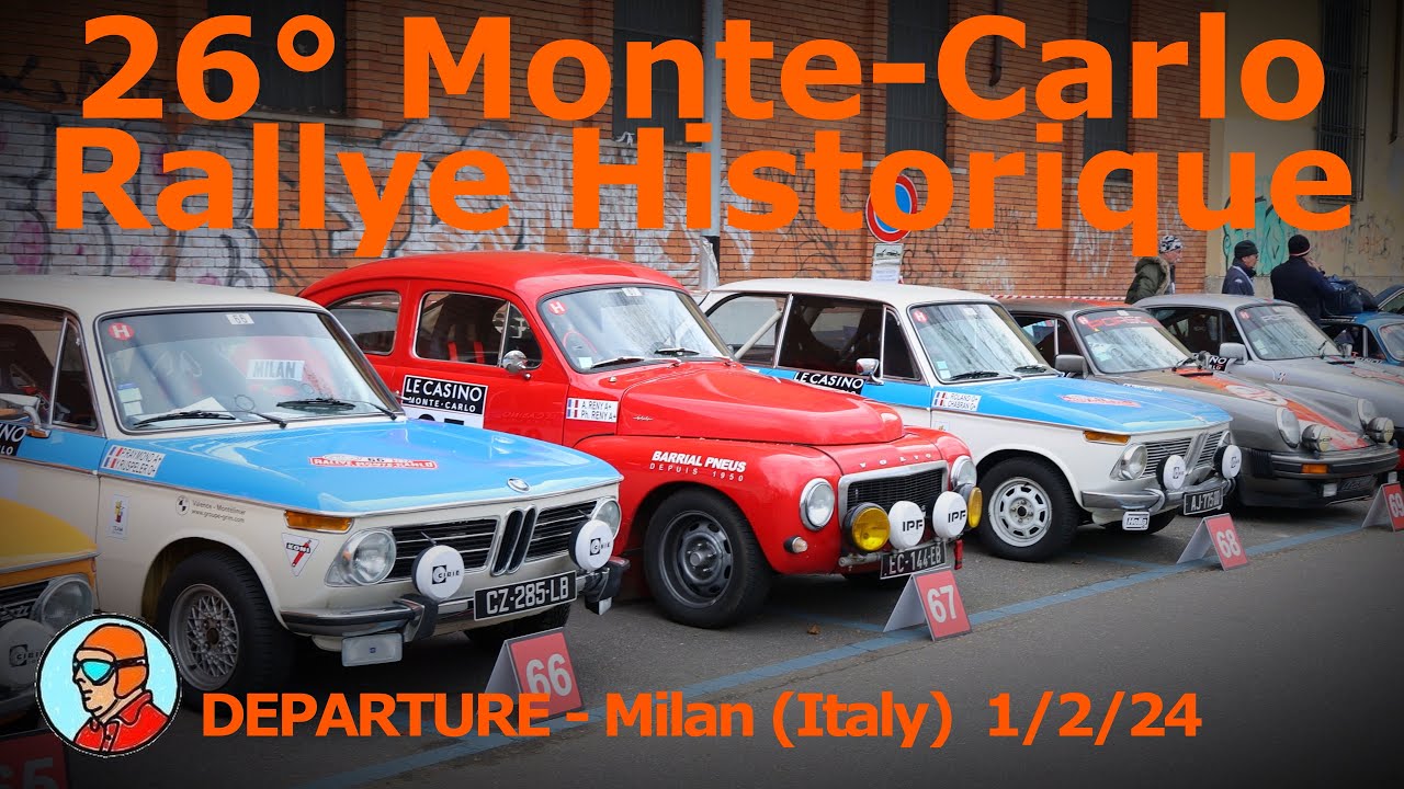 26° Monte-Carlo Rallye Historique - Milan (Italy) departure 1/2/2024 - DieCast & Cars