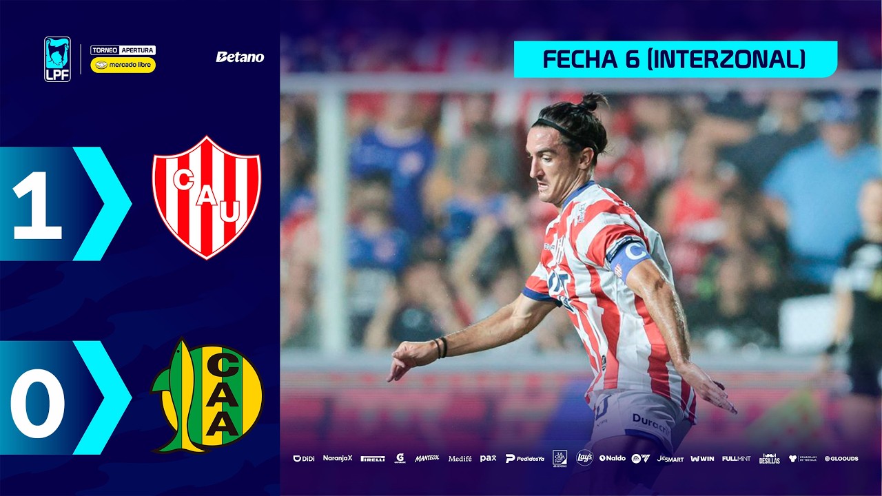 UNI&Oacute;N 1 - 0 ALDOSIVI | Resumen del partido | #TorneoMercadoLibre 2026 🏆