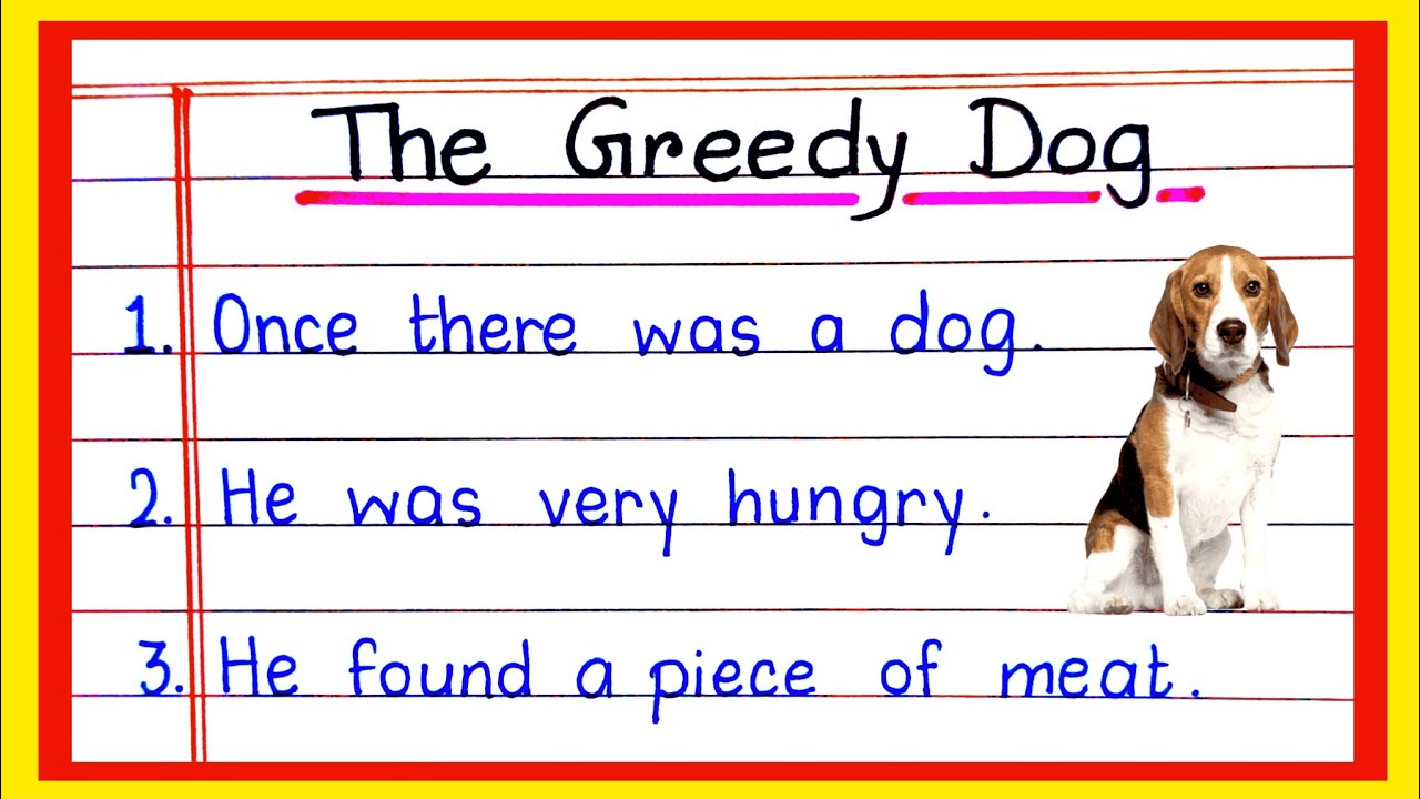Рассказ о Жадной Собаке из 10 строк | История Жадной Собаки на английском языке | История на англ...