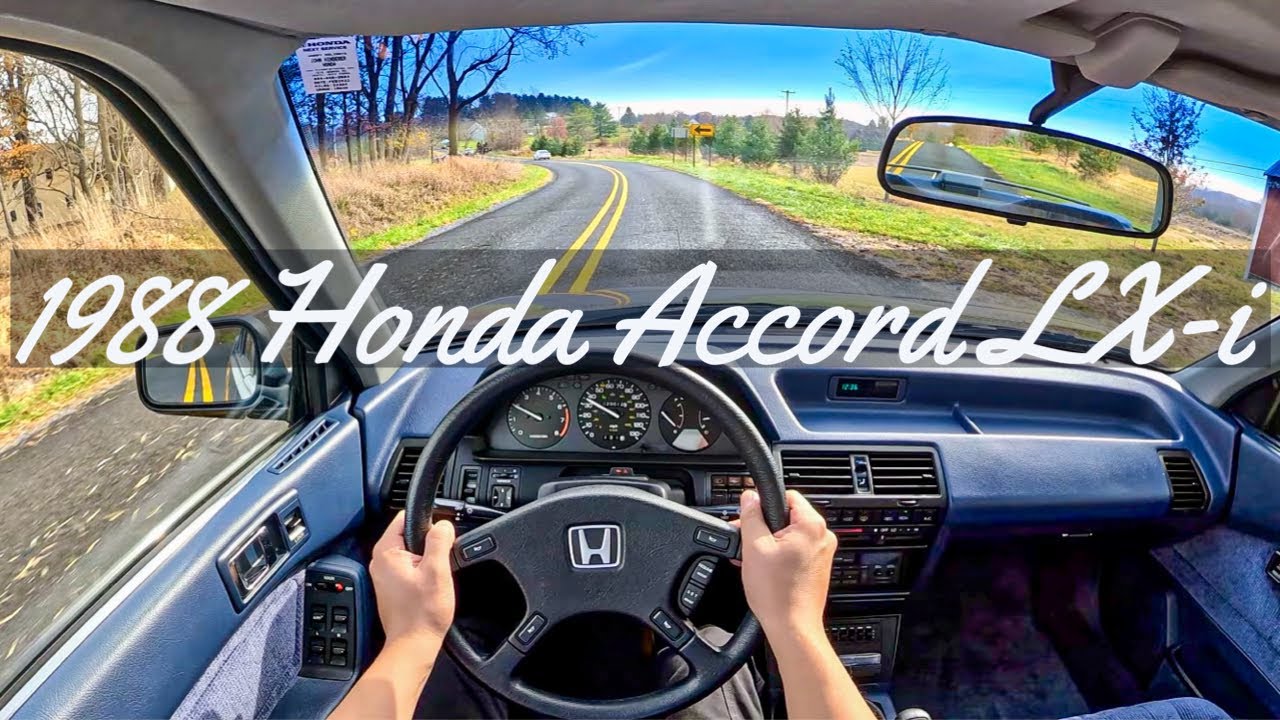 1988 Honda Accord LX-i 5 Speed Manual • POV Drive Binaural Audio