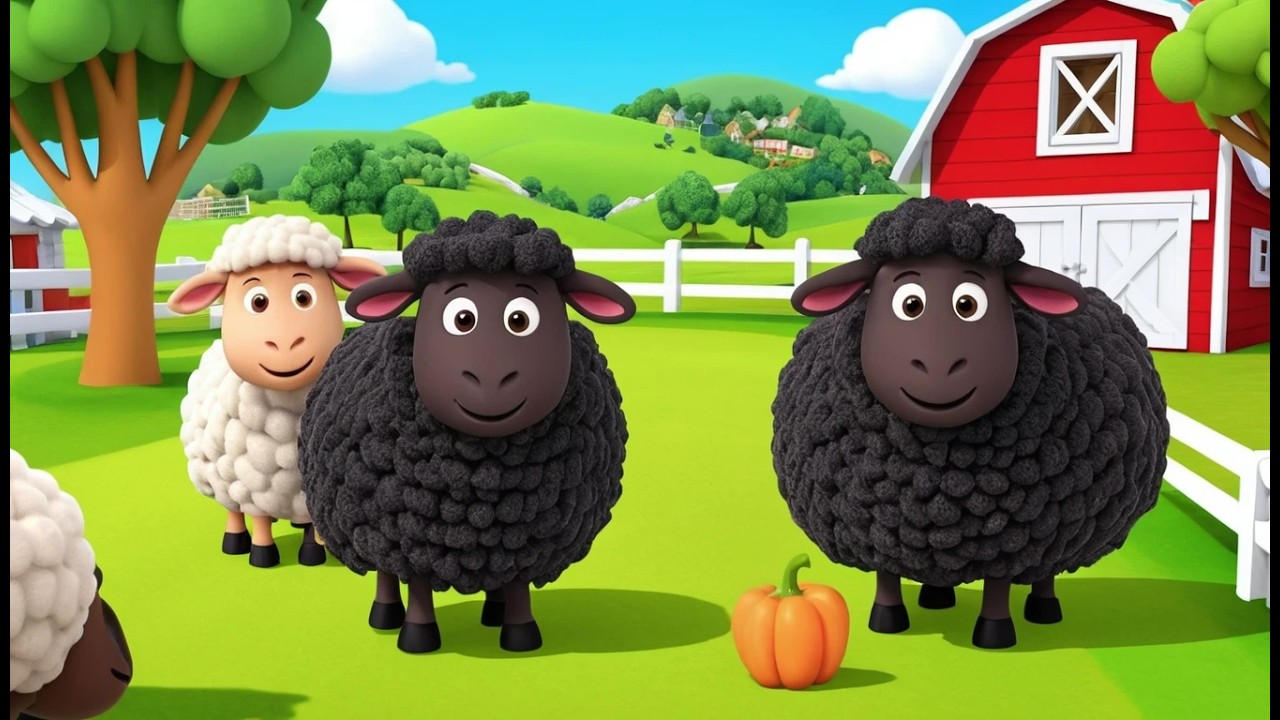 🐑 Черная овца Баа Баа открывает шерстяно