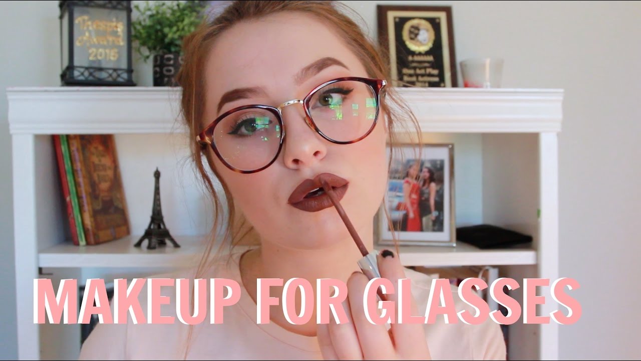 MAKEUP FOR GLASSES TUTORIAL | Firmoo Eyeglasses & FREE Pair! | itsmehannahm