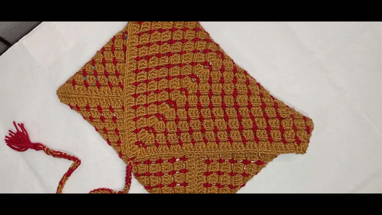 How to crochet Square Pattern Holy Quran cover/ Crochet tutorial for beginners.