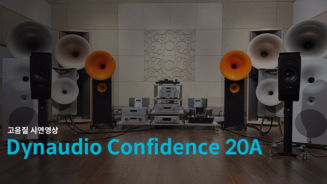 다인오디오의 첫번째 플래그십 액티브 스피커 | Dynaudio Confidence(다인오디오 컨피던스) 20A