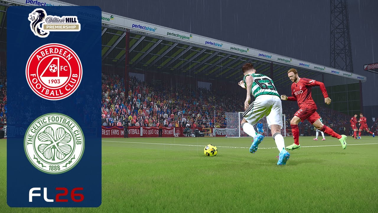 FL 26 | Aberdeen vs Celtic | William Hill Premiership 25/26 | Full Match Simulation | 2K HDR | PC