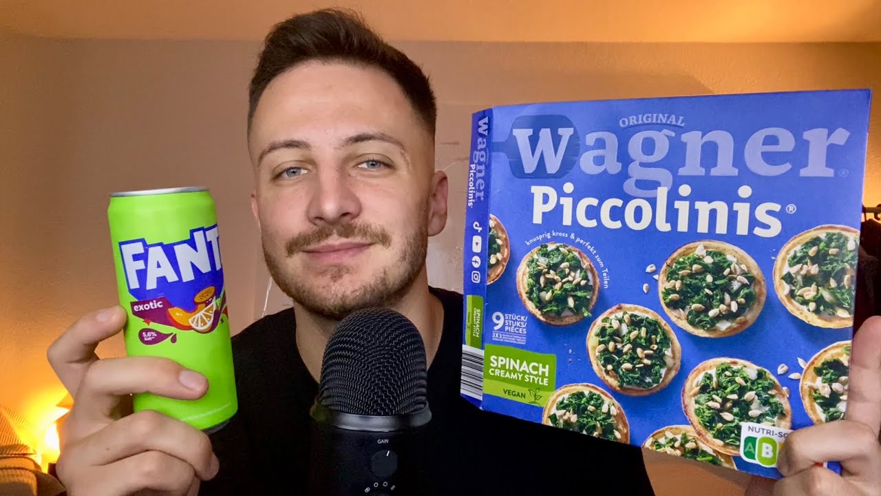 Knusprige Mini-Pizzas & Dose Fanta auf ganz Entspannt | ASMR
