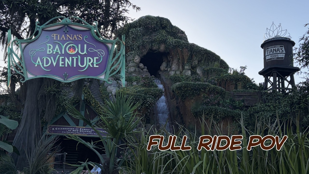 Tiana’s Bayou Adventure Disneyland CA| Full Ride POV #disney #pov #YouTube #ride #california #fyp