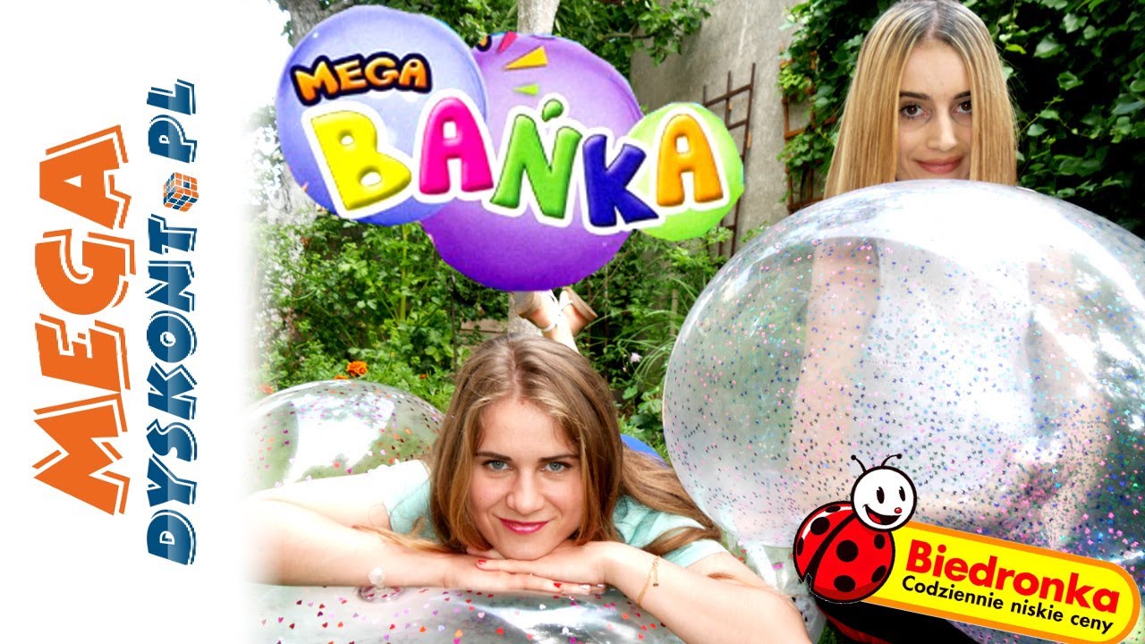 MEGA BAŃKA 🌕 Brokatowa Bańkopiłka 🌕 BIEDRONKA 🐞 MegaDyskont