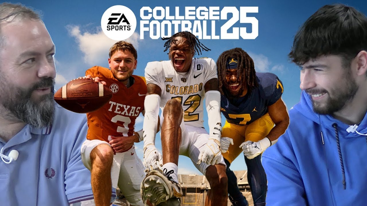 BRITS Try Playing COLLEGE FOOTBALL 25!