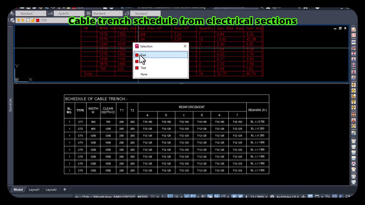 final cable trench schedule from elec sections