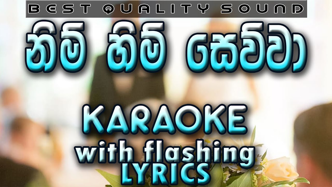 Nim Him Sewwa Karaoke with Lyrics (Without Voice)