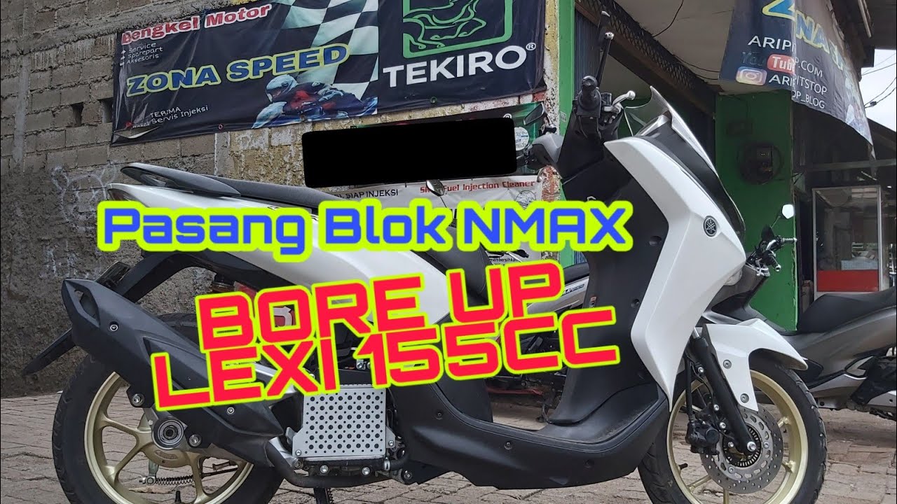 Pemasangan Blok Nmax di Lexi, Naik Jadi 155 cc