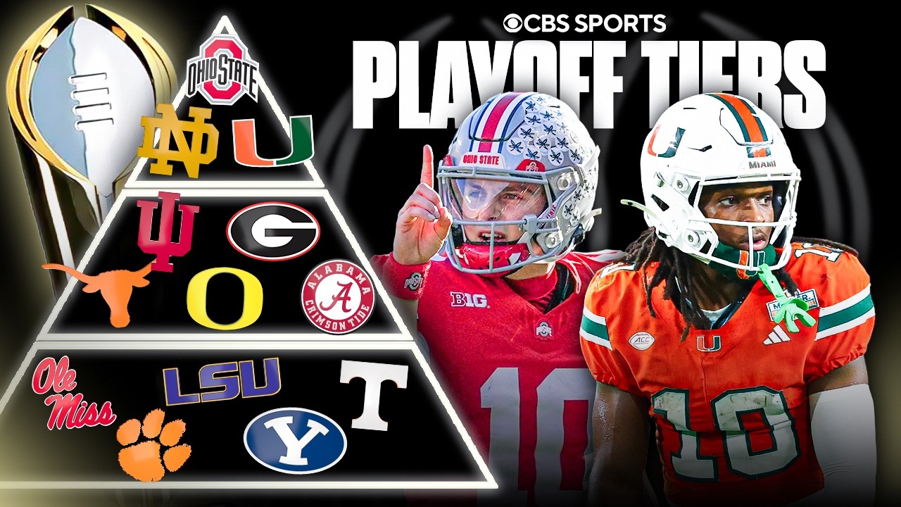 College Football Playoff Tiers: Which Teams will be Title Threats in 2026? | Miami & Ohio State lead
