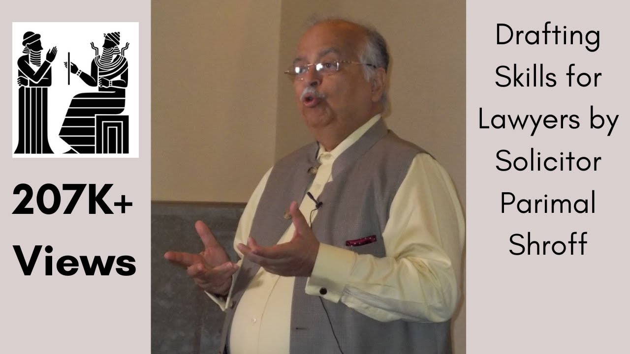 Drafting Skills for Lawyer with Solicitor Parimal Shroff