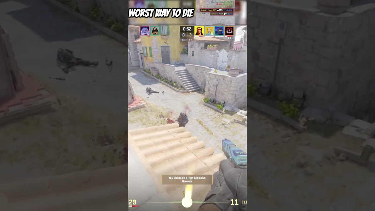 This could be the worst way to die in a round 😭!!!!!!  
