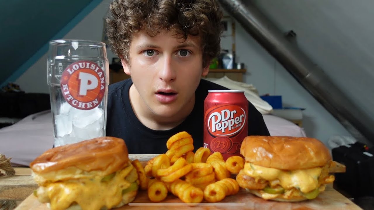 Popeyes Chicken Sandwich MUKBANG