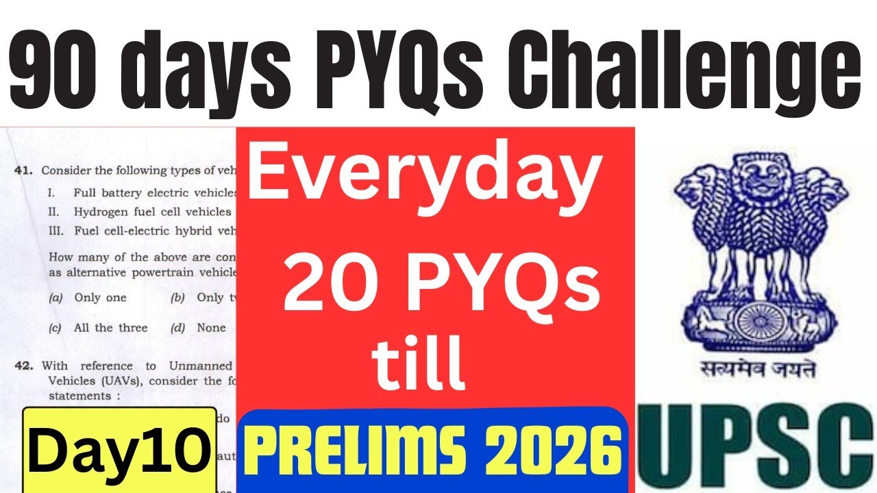 UPSC CSE 2024 (Q81-Q100) discussion | #upscprelims2026 #upsc #pyqseries #upscpyq2025 #upsc2027