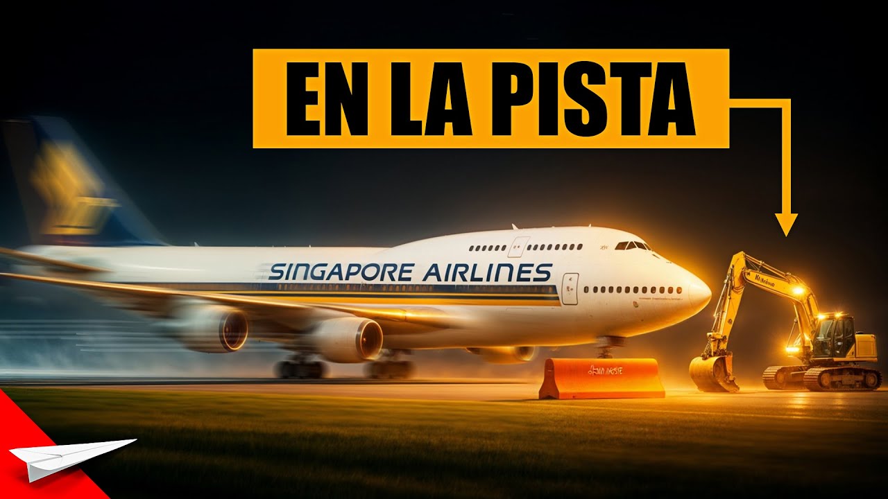 SE ESTRELLÓ SEGUNDOS ANTES DEL DESPEGUE – Singapore Airlines 006