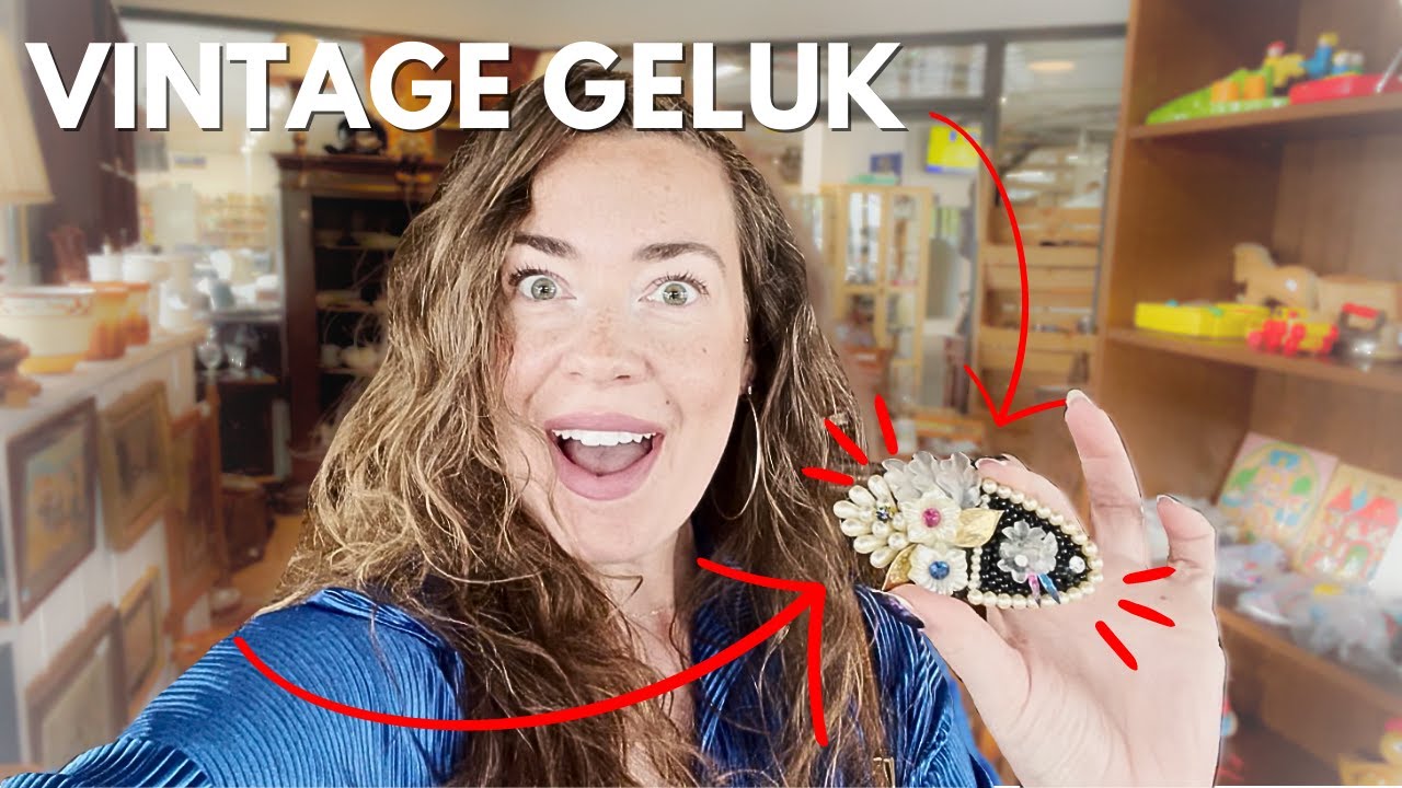 KRINGLOOP geluk 👉 VINTAGE haarspeld gevonden 😍 | ♥ iamtheknees