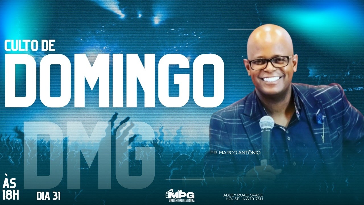 🔴 CULTO MPG LONDRES - PR. SIDNEY   22/02/26