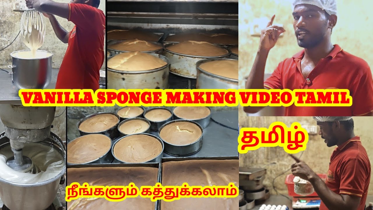 Vanilla sponge🎂 எப்படி செய்யணும் சொல்லி தரேன் 🧑‍🍳🎂🫴..#viralvideo #vanillasponge #cake #viral