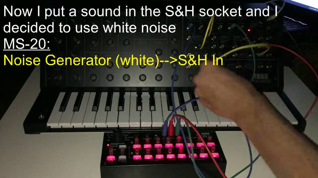 Test #1 Korg MS-20 Mini and SQ-1