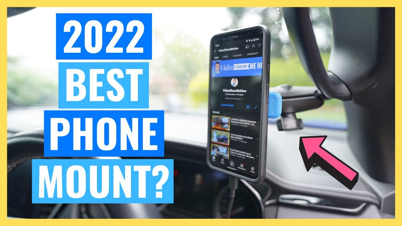 Best PHONE HOLDER for Car or 4wd? Here's a ROCK SOLID phone mount solution