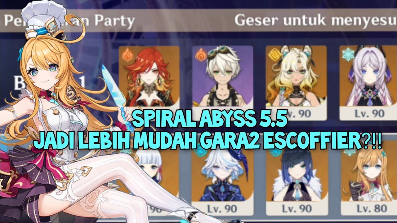 F2P Mobile Gameplay, Spiral Abyss 5.5 full star | Genshin Impact Indonesia