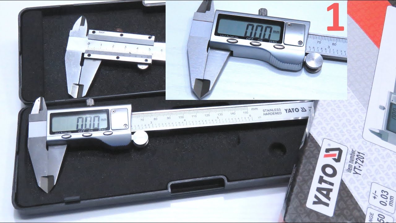 ZACZIPOWANA SUWMIARKA CYFROWA YATO YT-7201 - PRAWIE JAK MIKROMIERZ 1/3