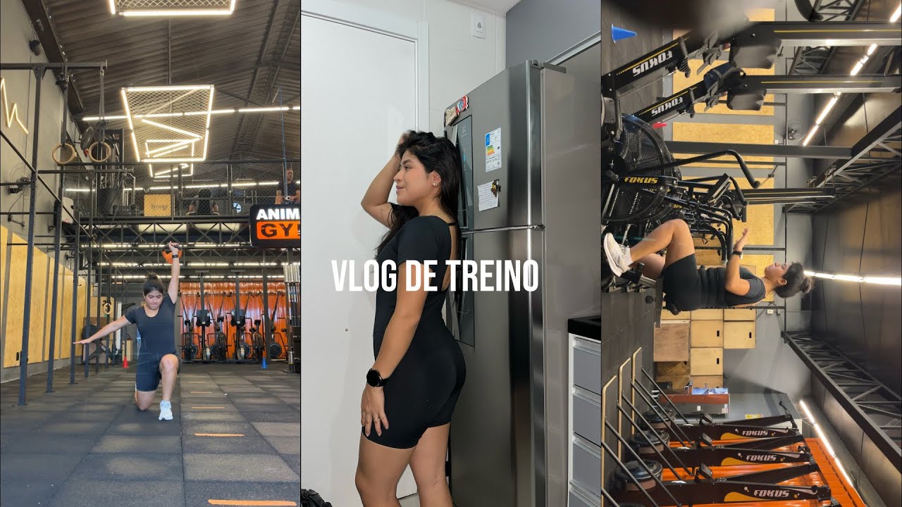 VLOG DE TREINO: Crossfit, cardio e café da manhã com receita 