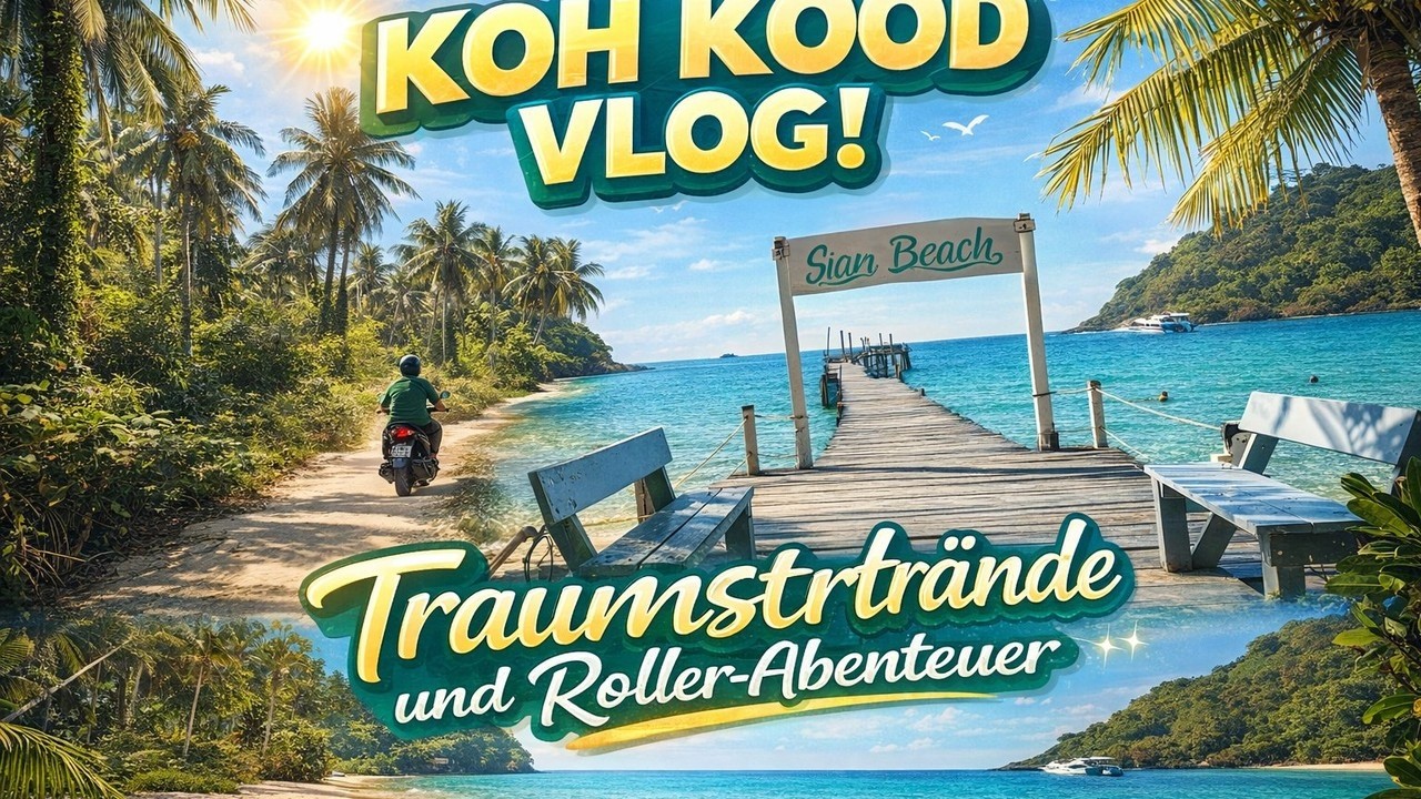 KOH KOOD VLOG 🇹🇭 Die SCH&Ouml;NSTEN Str&auml;nde Thailands?! 🏝️ Roller Abenteuer im Paradies