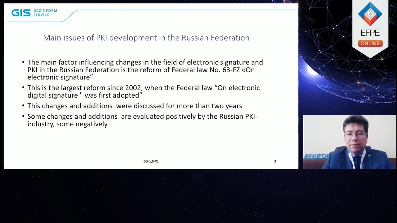 EFPE 2020: Aktualne zagadnienia rozwoju PKI w Federacji Rosyjskiej
