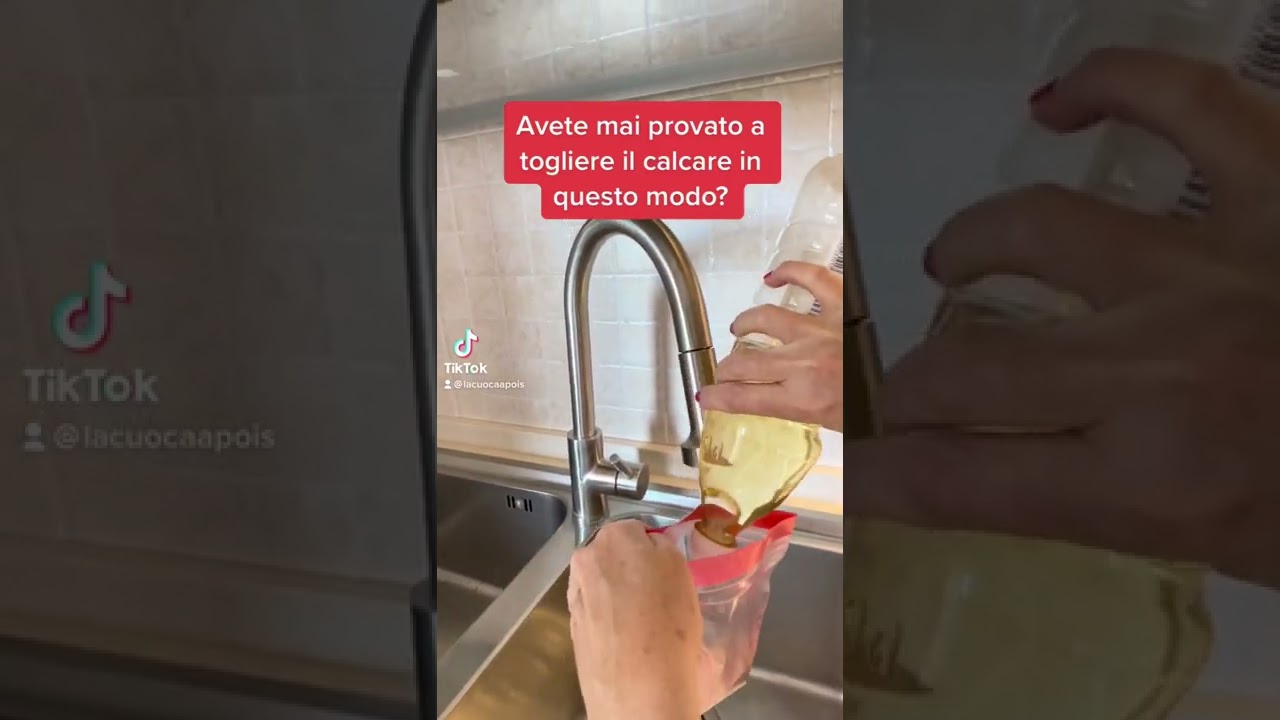 Avete mai provato a togliere il calcare in questo modo?￼