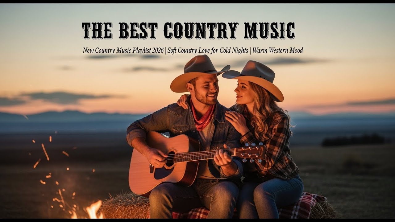 New Country Music Playlist 2026 | Soft Country Love for Cold Nights | Warm Western Mood