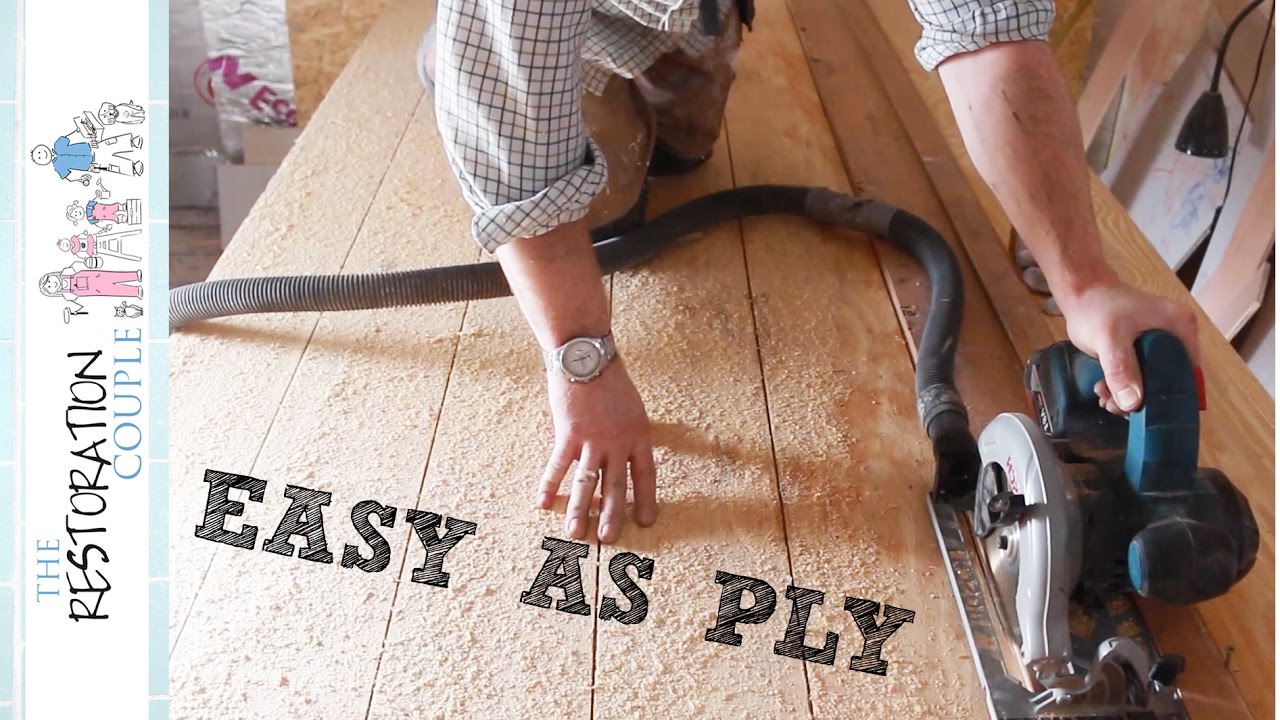 Simple Plywood Flooring to match Old Pine