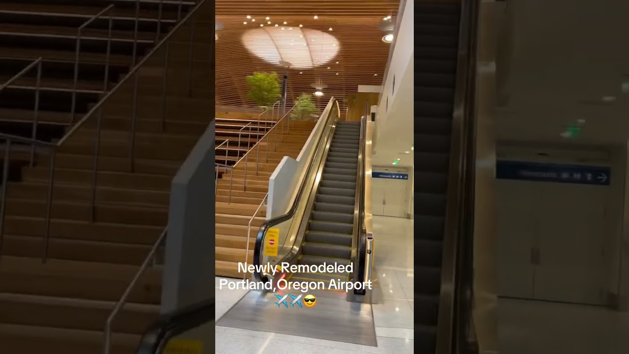 Newly Remodeled Portland Airport ✈️✈️😎🥰🥰