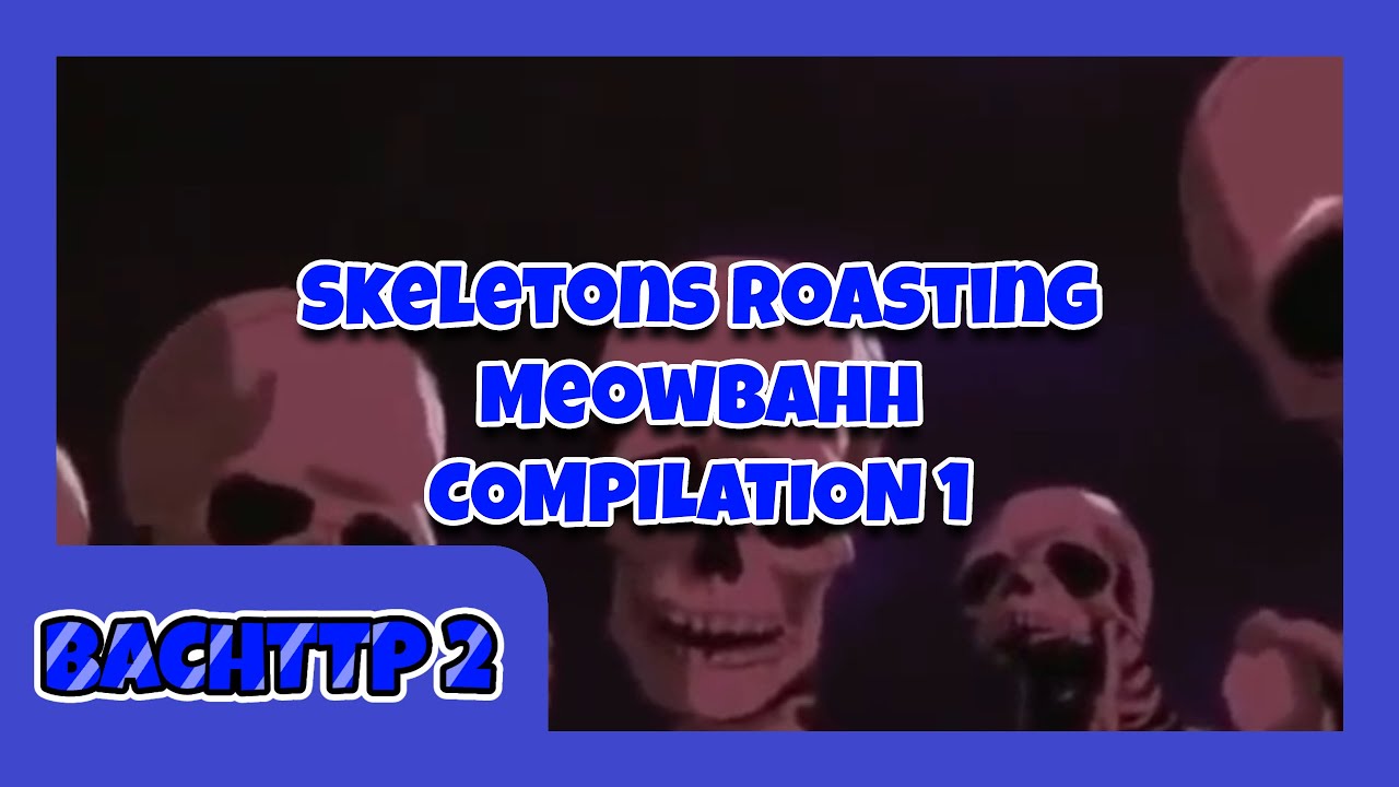 Skeletons roasting Meowbahh Compilation 1 (PART 1-10)
