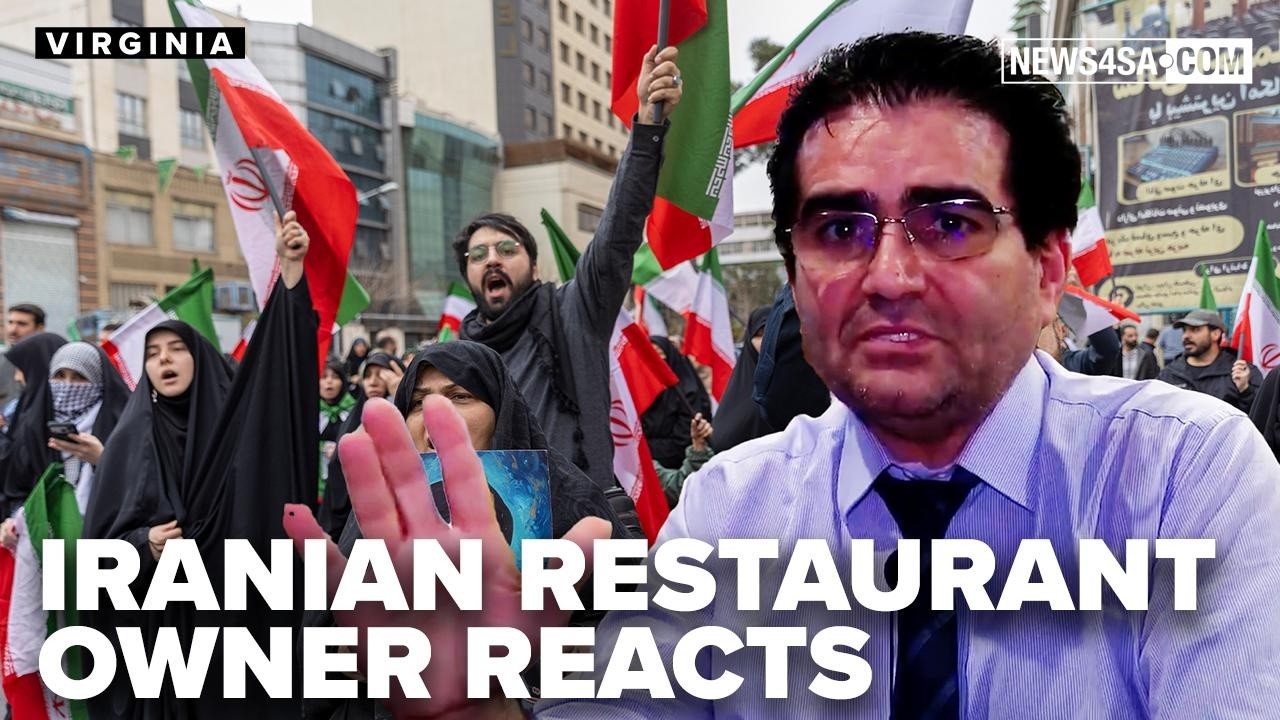 Iranian restaurant owner reacts to killing of Ayatollah Khamenei by US and Israeli forces