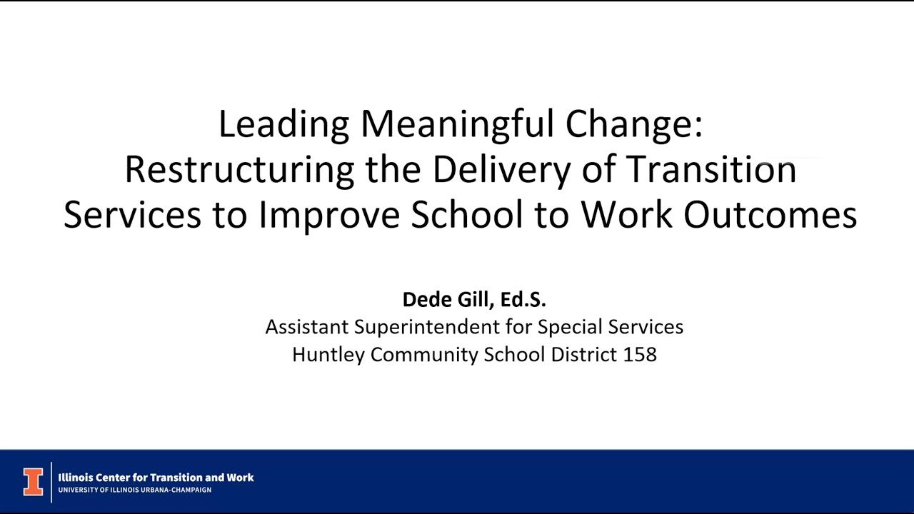 Leading Meaningful Change